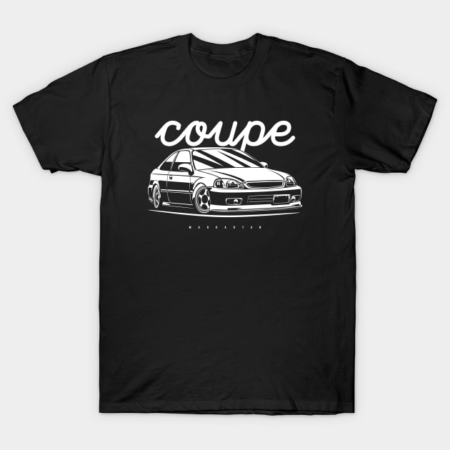 Civic EK Coupe T-Shirt by Markaryan